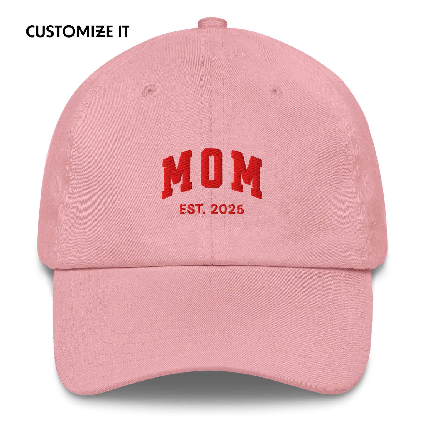 CUSTOM YEAR Mom to Be Embroidered Dad Hat
