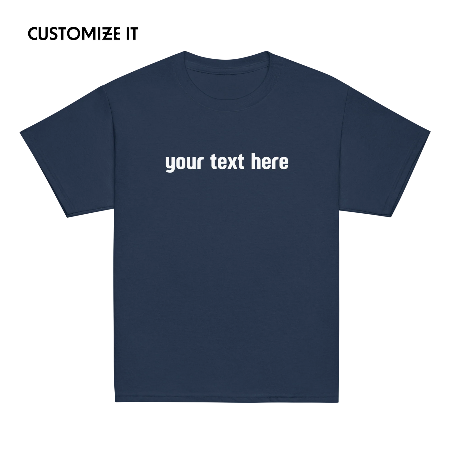 CUSTOM Your Text Baby Tee