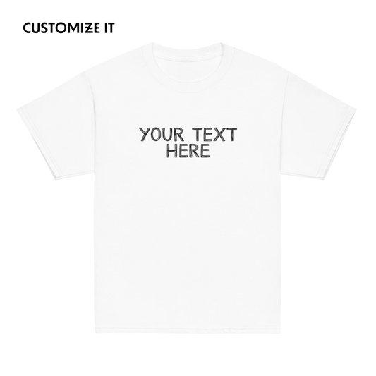 CUSTOM Your Text Scribbles Baby Tee