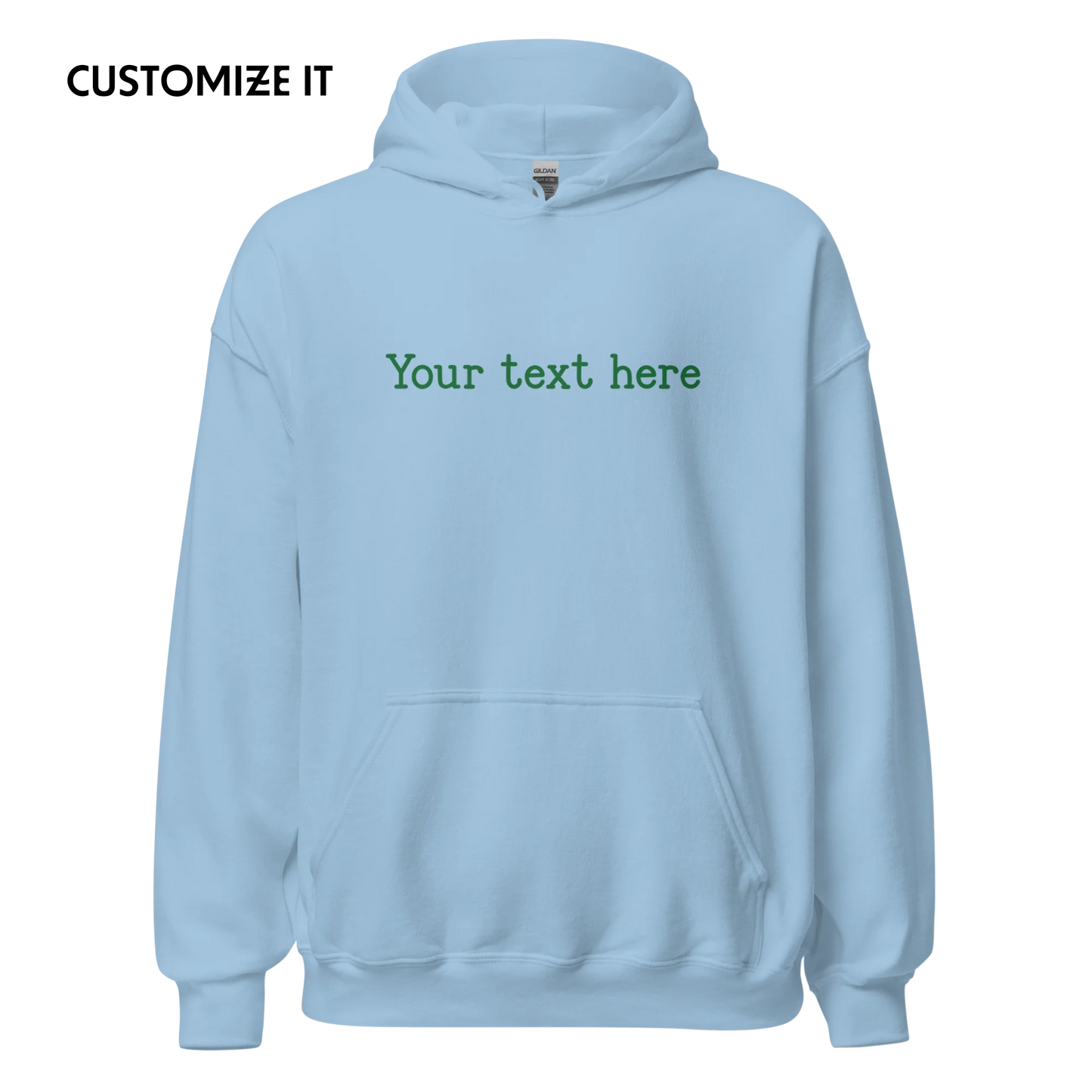 CUSTOM Your Text Typewriter Hoodie