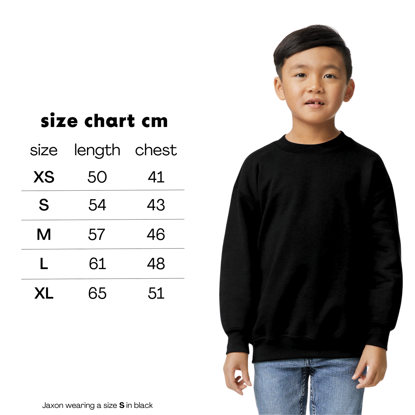 CUSTOM Your Text Playful Embroidered Sweatshirt - Youth/Kids
