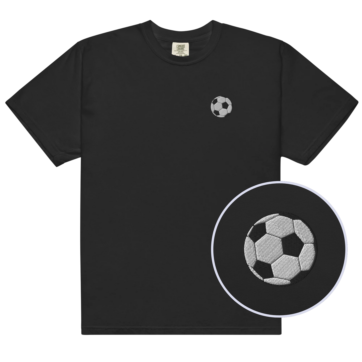Football Embroidered Premium T-Shirt