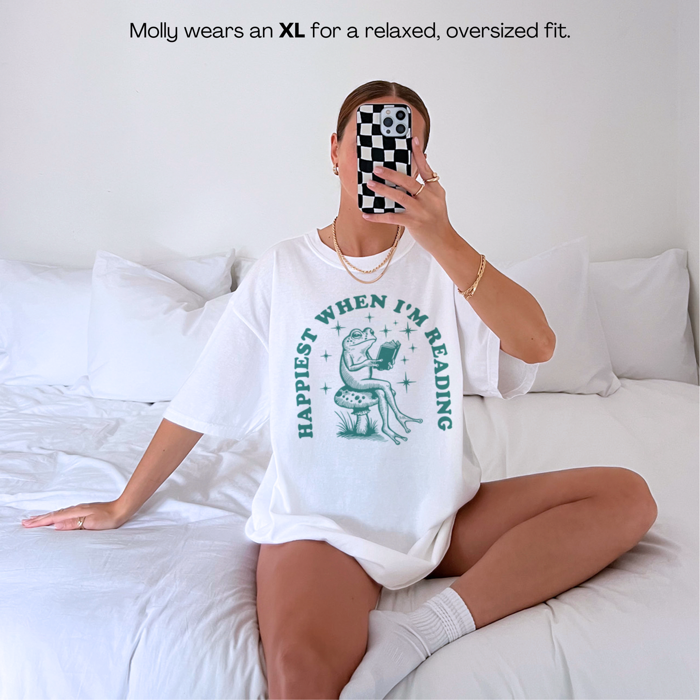Happiest When I'm Reading Premium T-Shirt