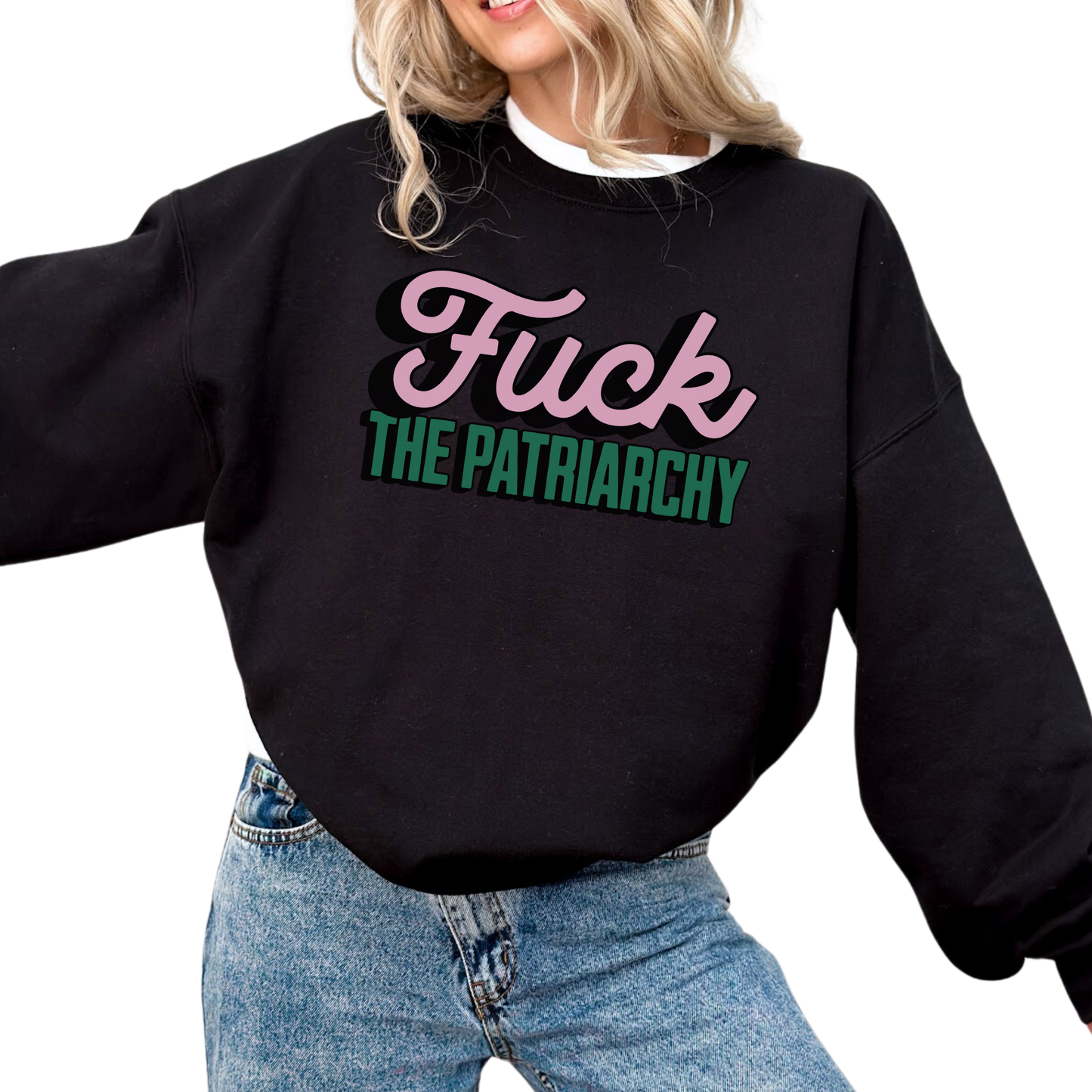 Fuck the Patriarchy Crewneck Sweatshirt
