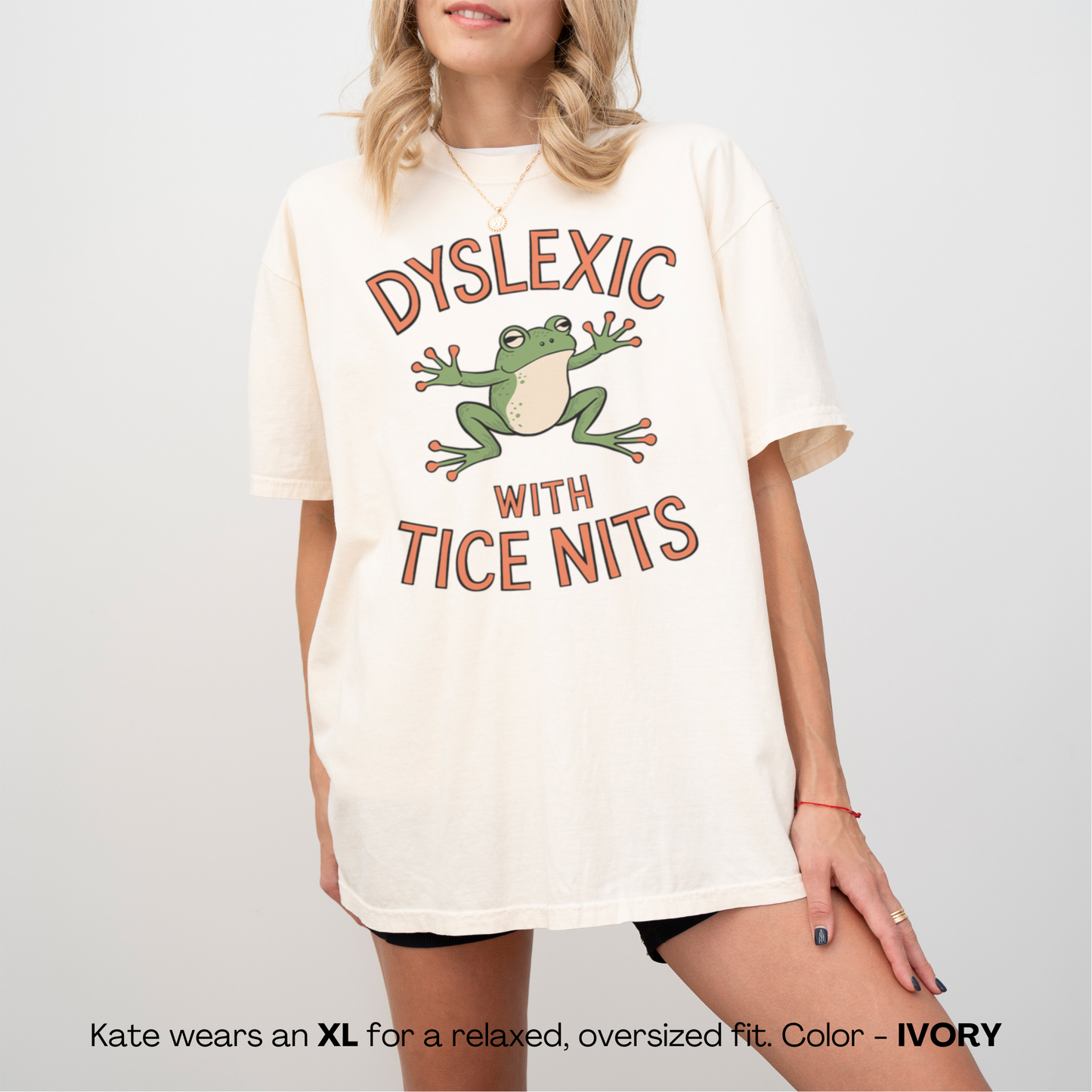 Dyslexic With Tice Nits Premium T-Shirt