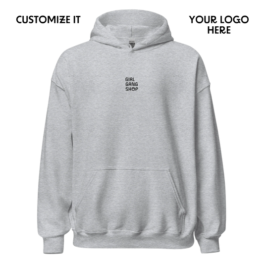 CUSTOM YOUR LOGO Embroidered Hoodie