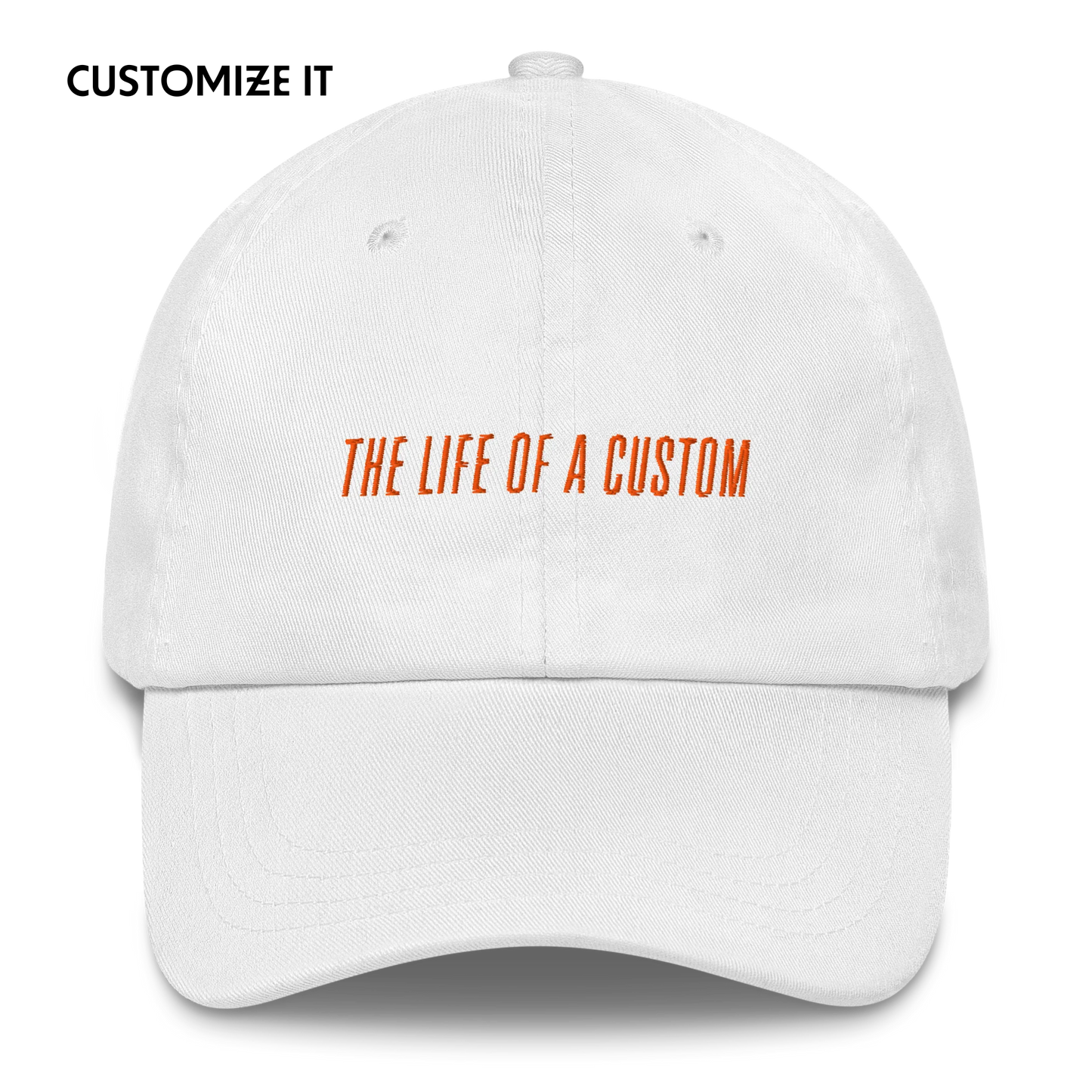 The Life of a CUSTOM Embroidered Cap