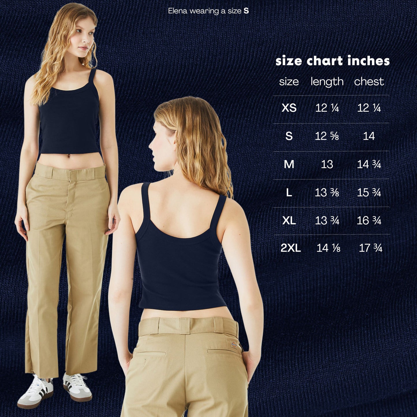 Goose Bumps Rib Embroidered Tank Top