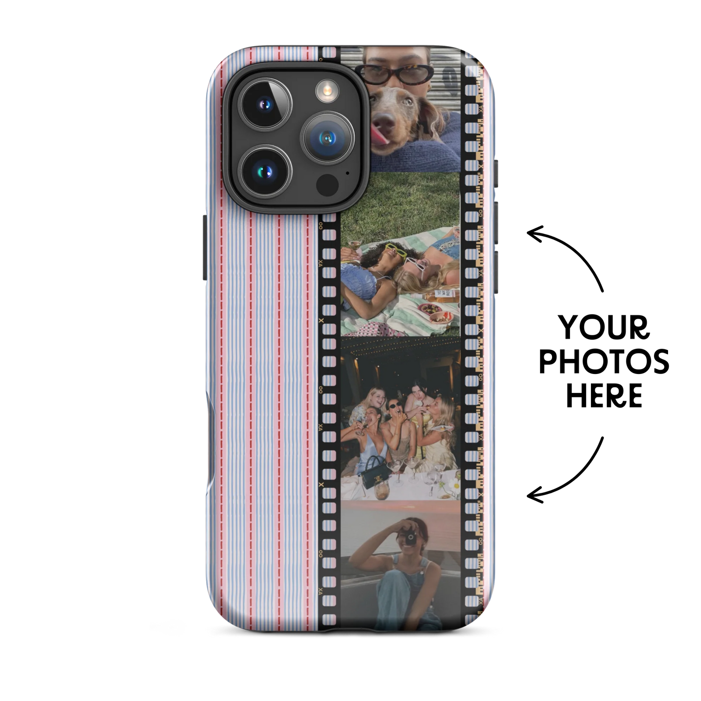 CUSTOM PHOTO Cotton Candy Sky Aesthetic iPhone Case