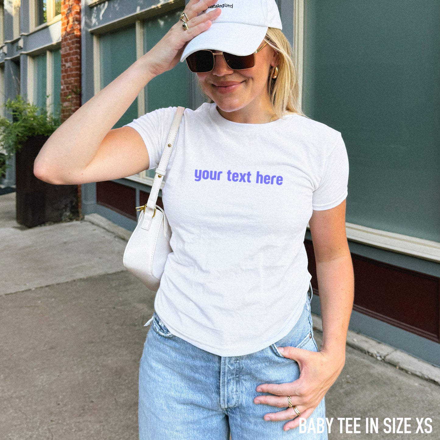 CUSTOM Your Text Baby Tee