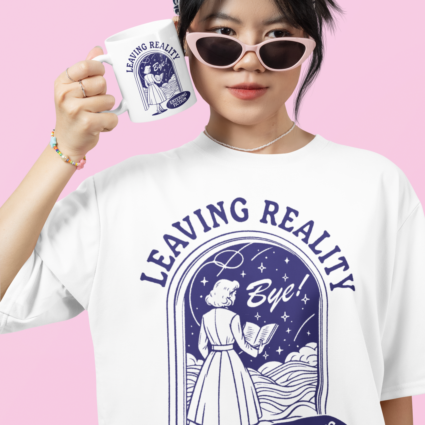 Leaving Reality Entering Fiction Classic T-Shirt