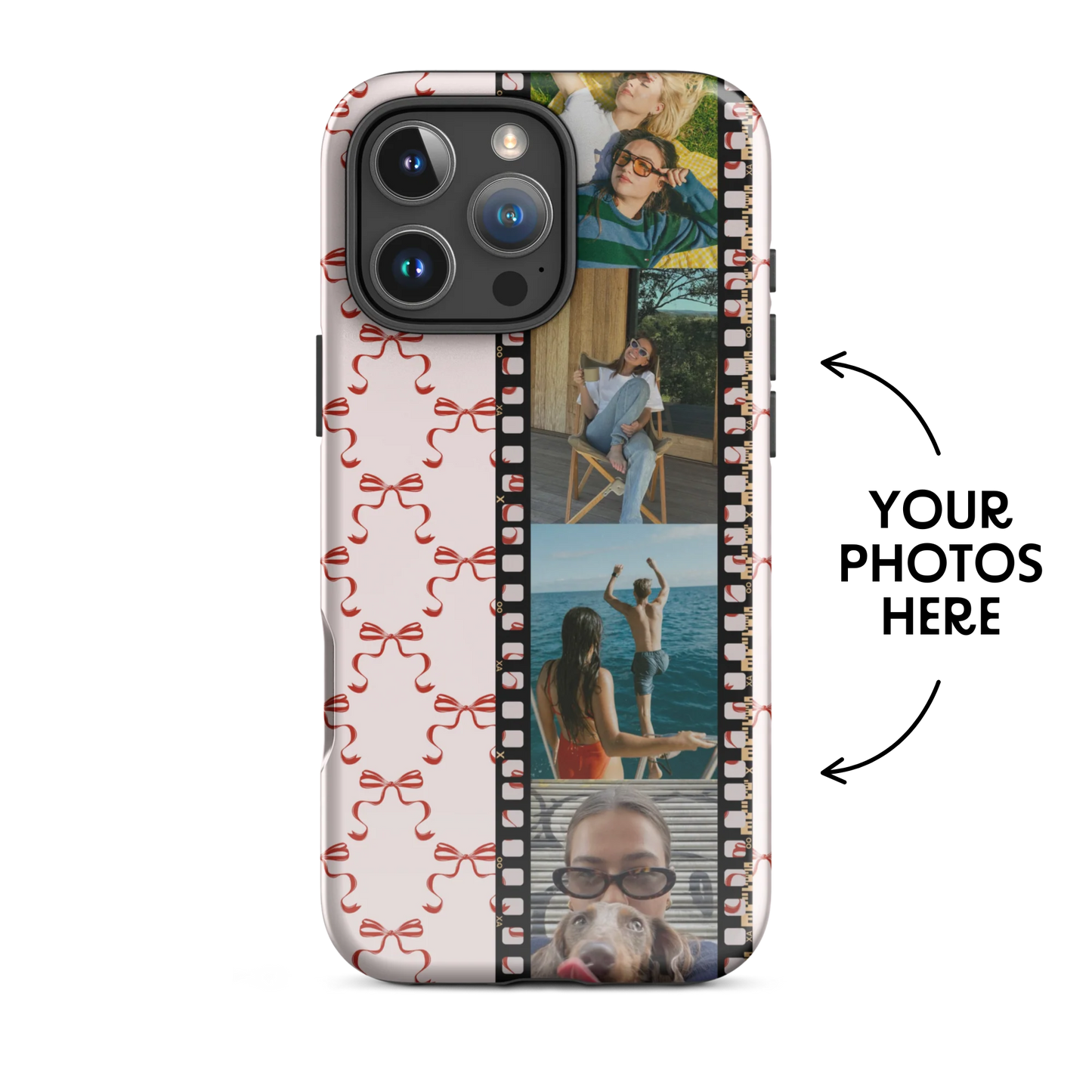 CUSTOM PHOTO Bow-tiful Day Aesthetic iPhone Case