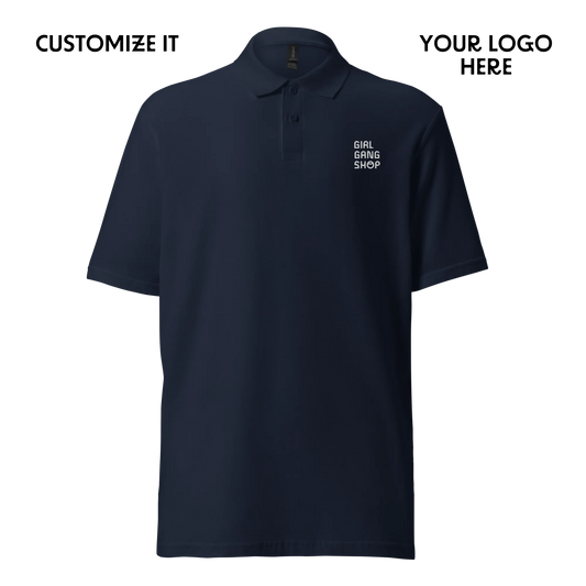 CUSTOM YOUR LOGO Embroidered Polo Shirt