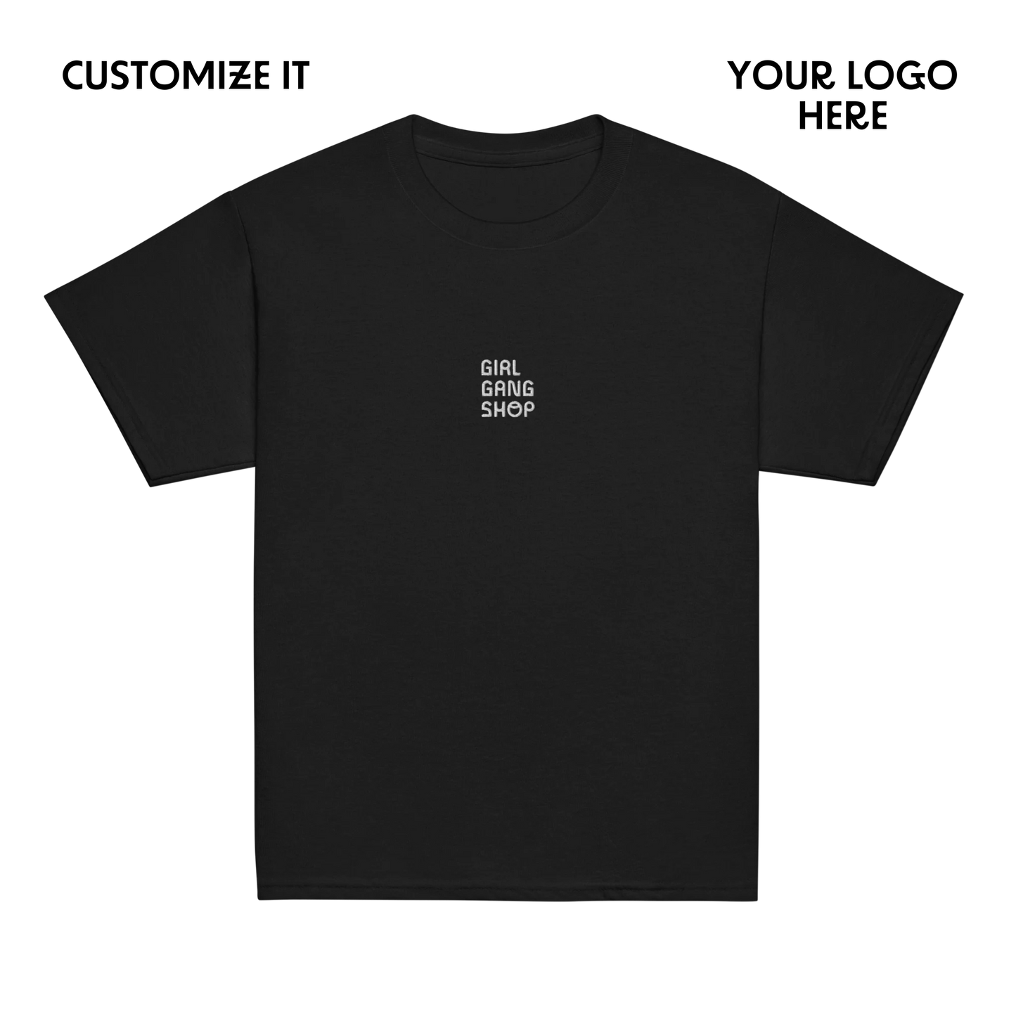 CUSTOM YOUR LOGO Embroidered Baby Tee