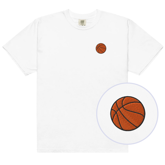 Basketball Embroidered Classic T-Shirt
