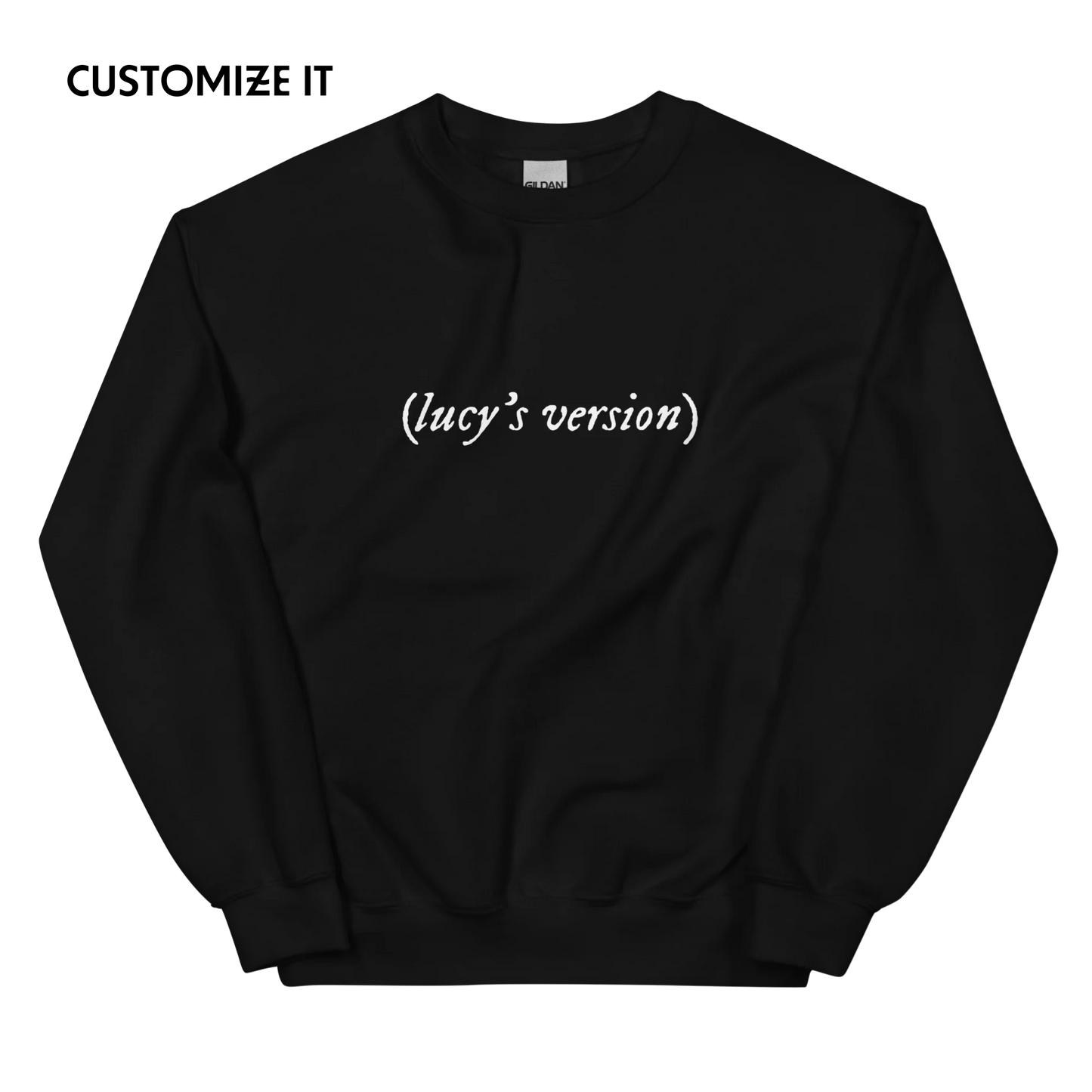 CUSTOM your name's version Crewneck Sweatshirt