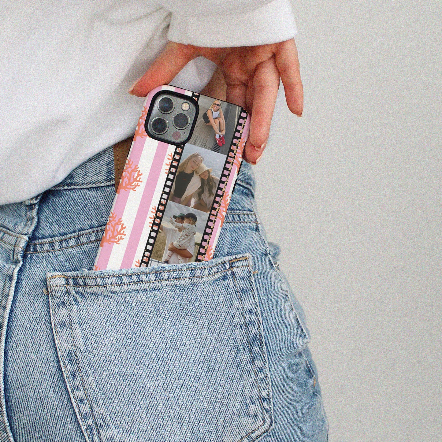 CUSTOM PHOTO Coral Crush Aesthetic iPhone Case