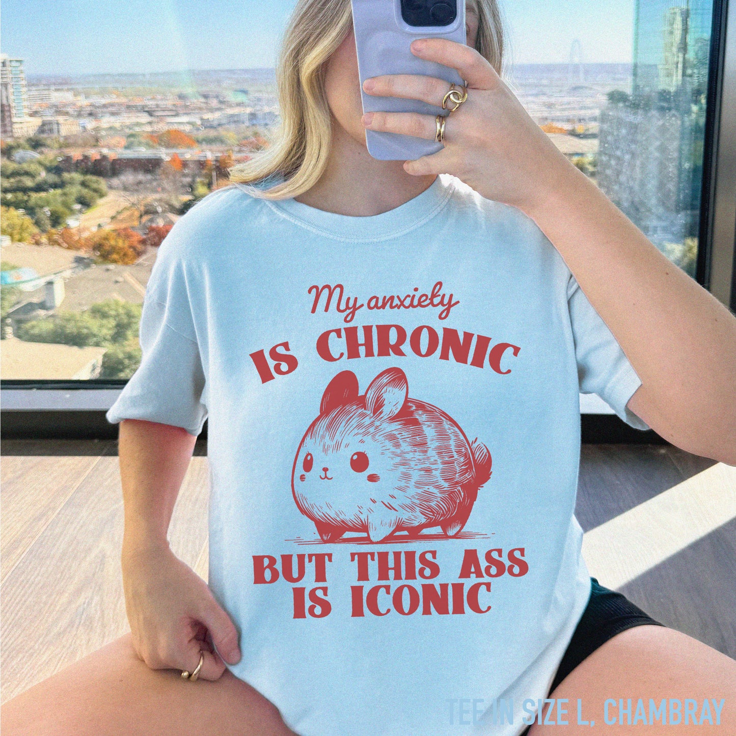 Anxiety Chronic Ass Iconic Classic T-Shirt