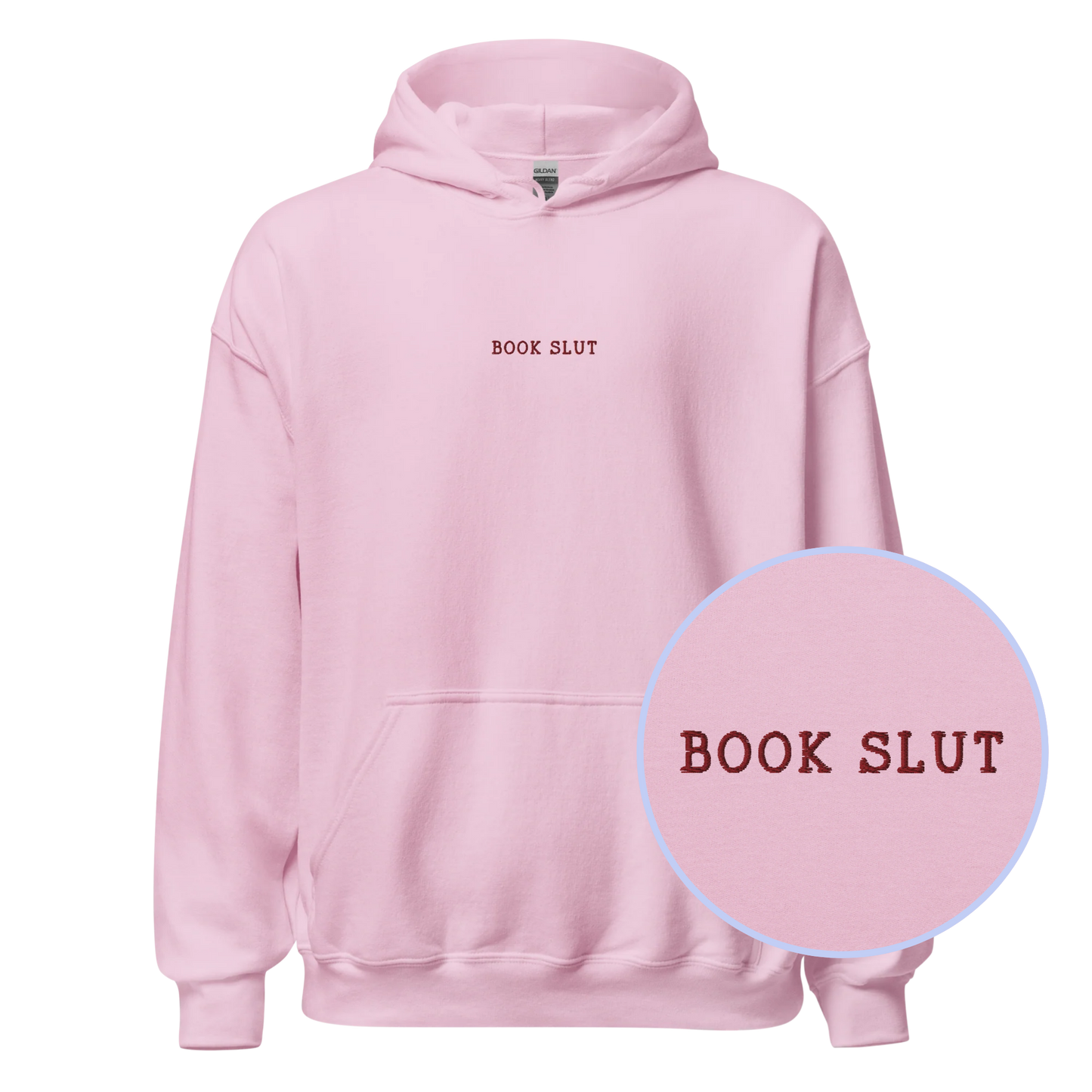 Book Slut Embroidered Hoodie