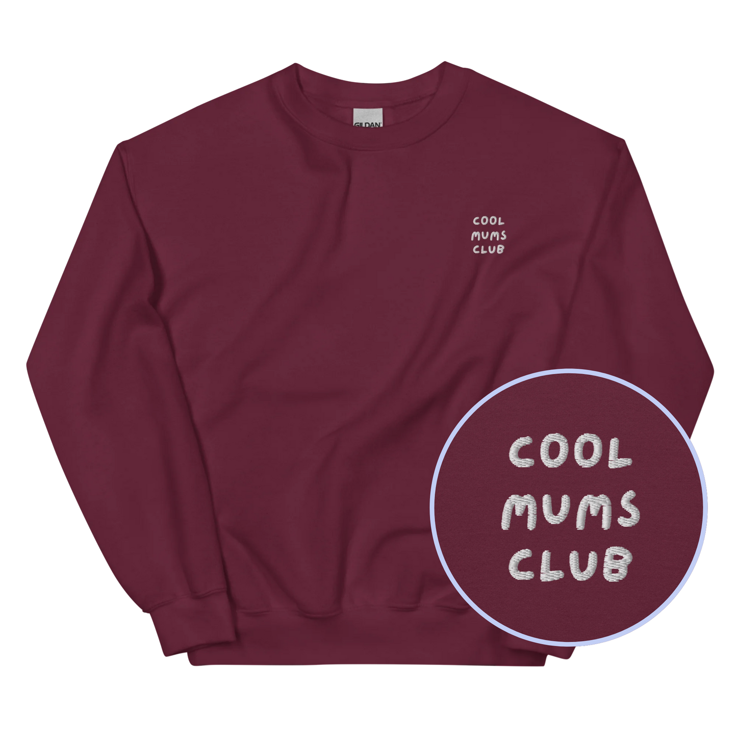 Cool Mums Club Embroidered Sweatshirt