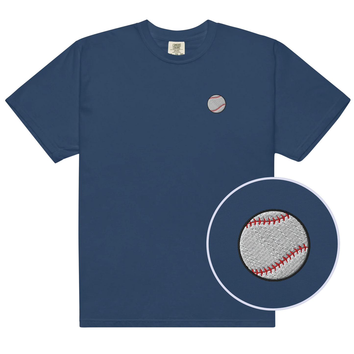 Baseball Embroidered Premium T-Shirt