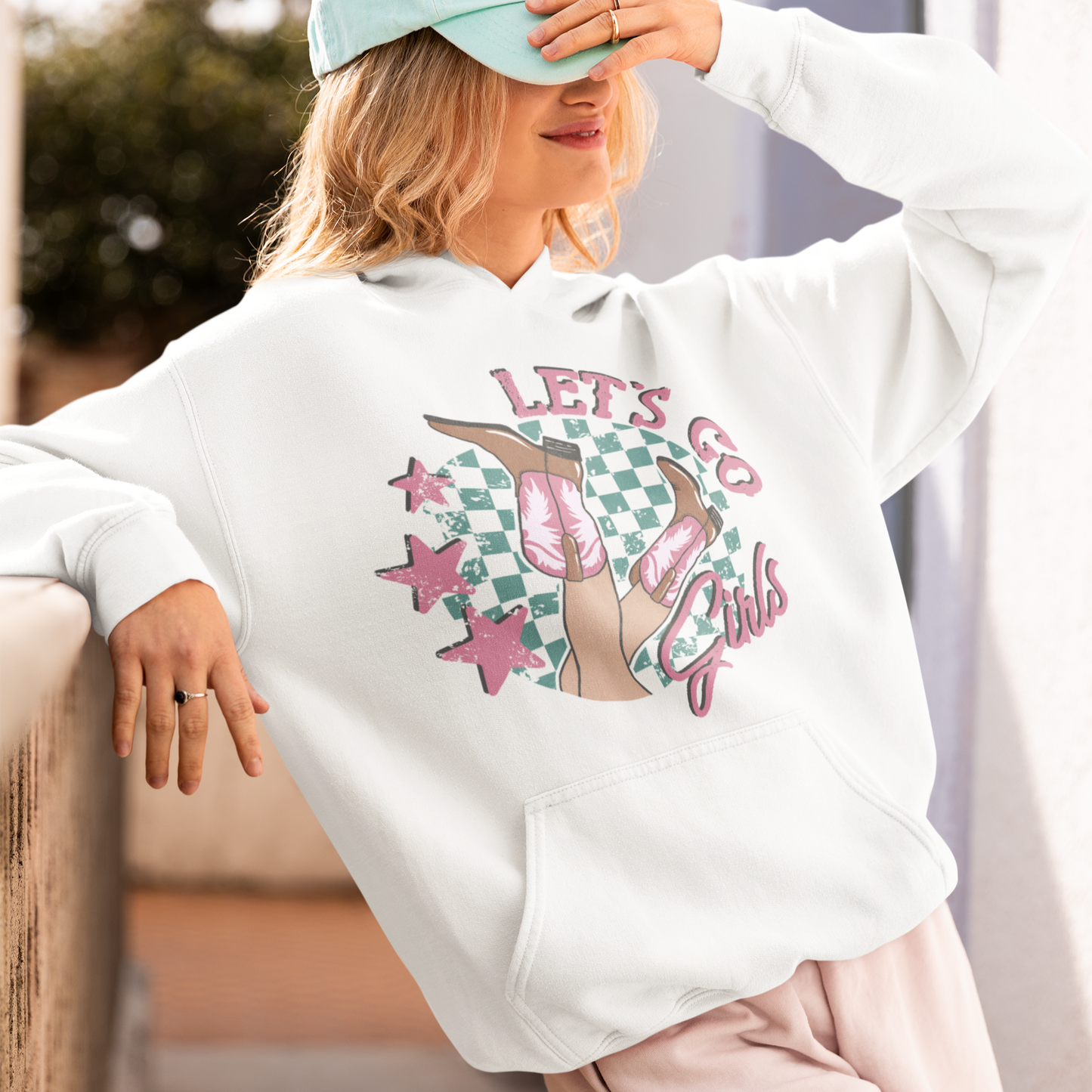 Let's Go Girls Cowgirl Hoodie