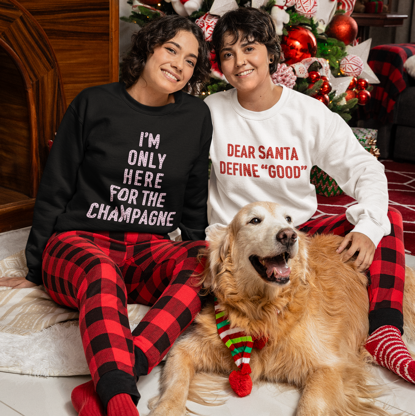 Only Here Champagne Christmas Sweatshirt