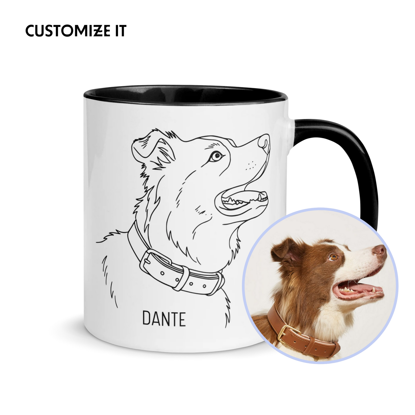 YOUR PET Portrait Color Mug