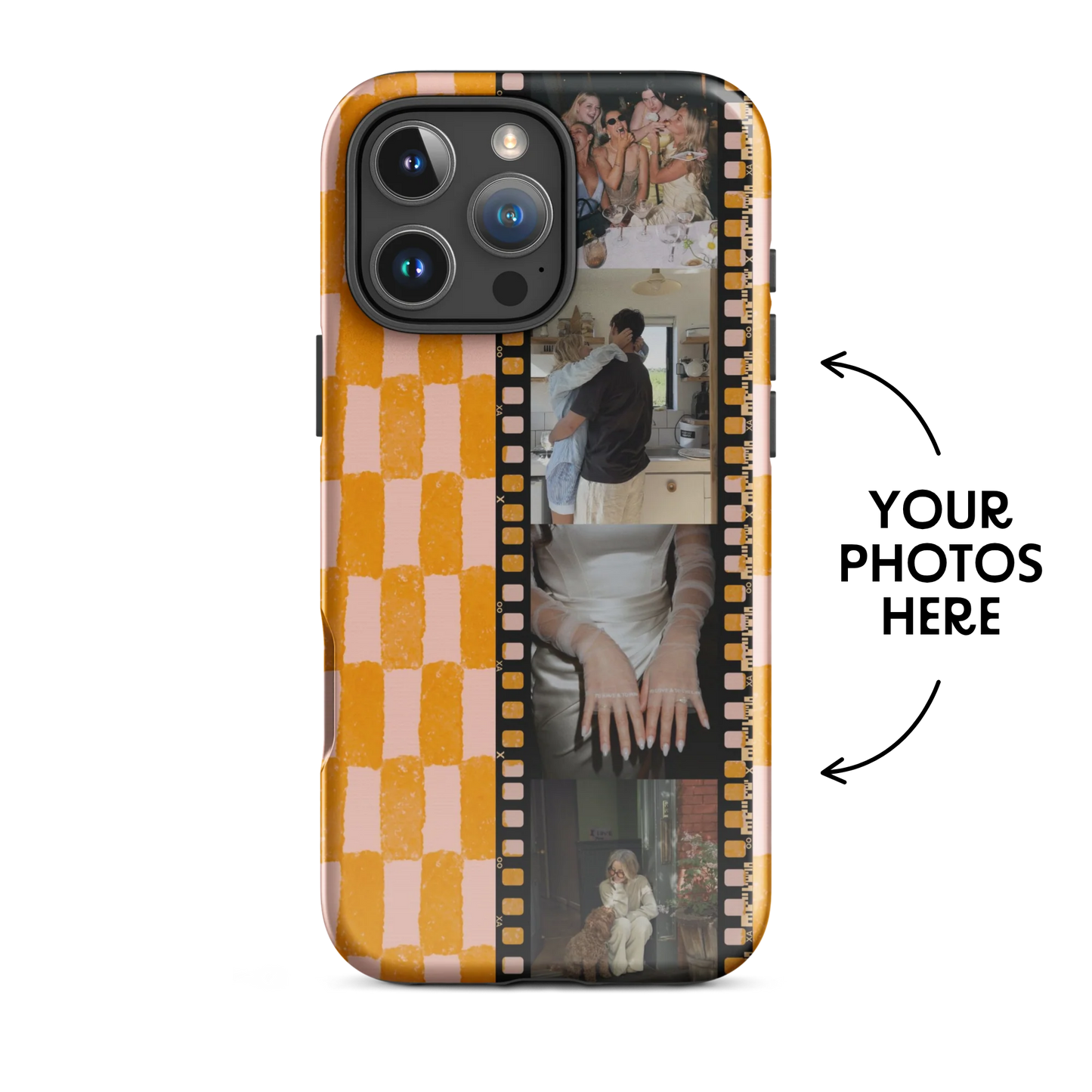 CUSTOM PHOTO Block Party Aesthetic iPhone Case