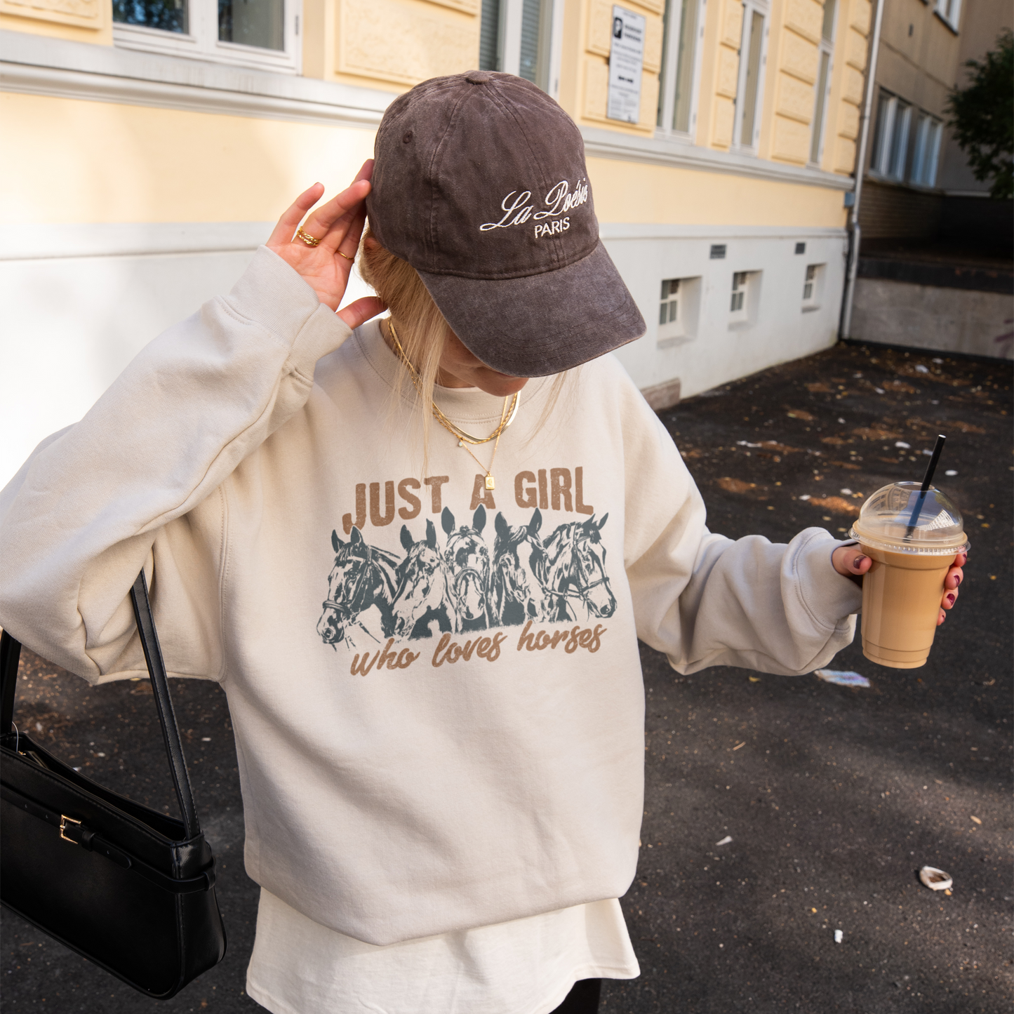 Just a Girl Who Loves Horses Sweatshirt