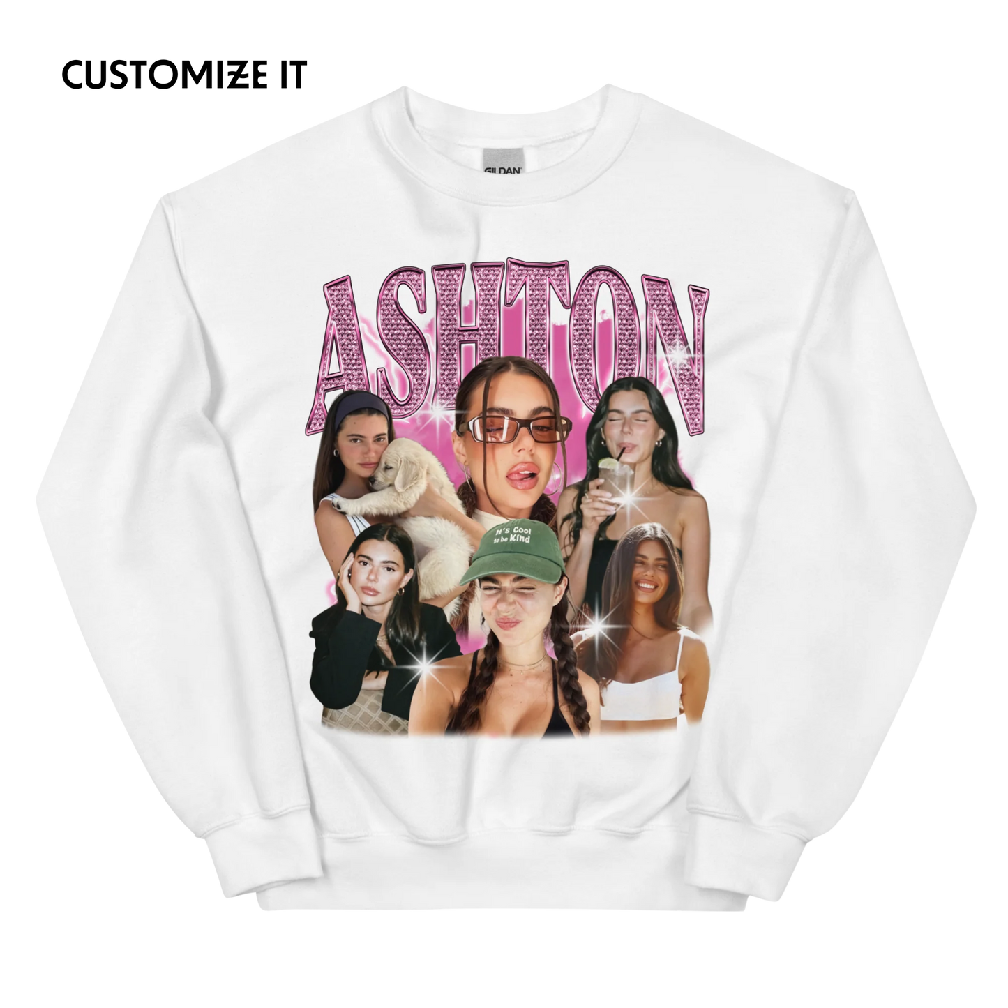 CUSTOM Create Your Own Bling Bootleg Sweatshirt