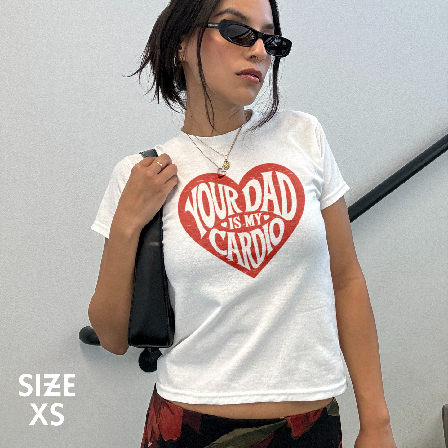 Your Dad is My Cardio Baby Tee