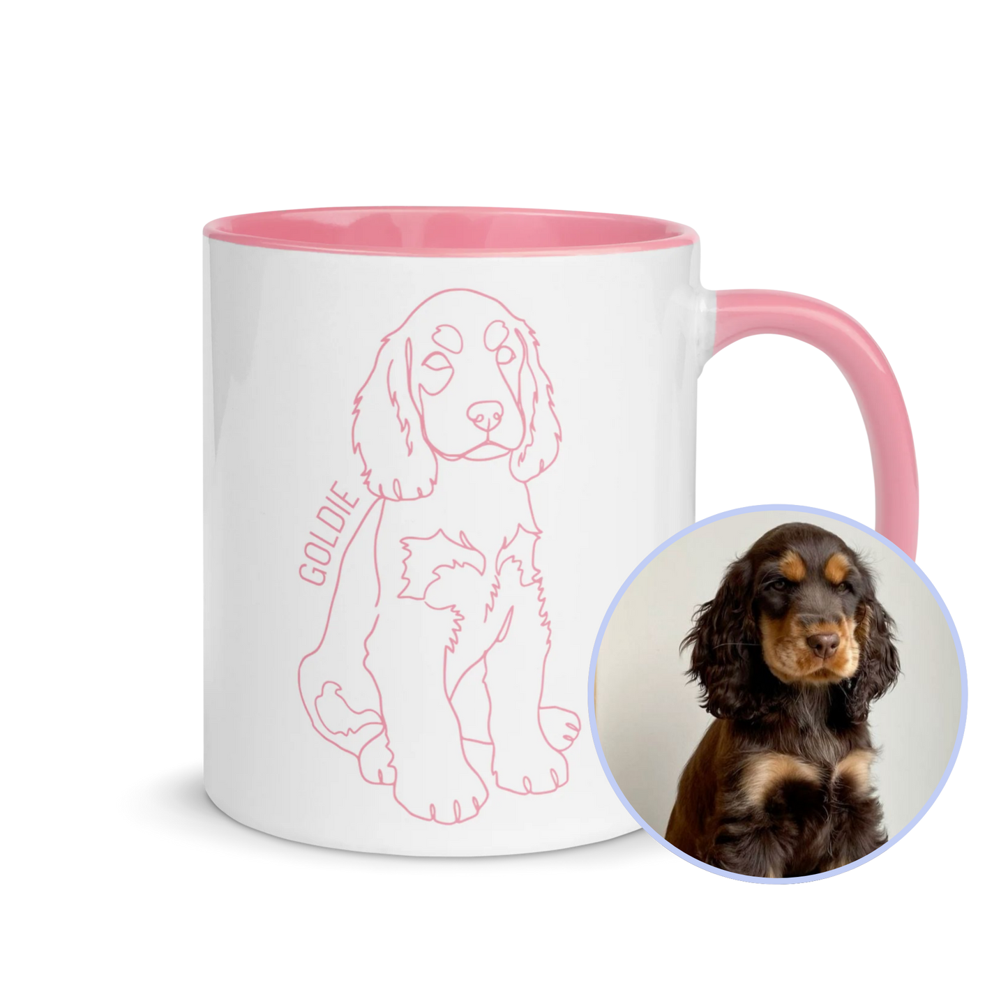 YOUR PET Portrait Color Mug
