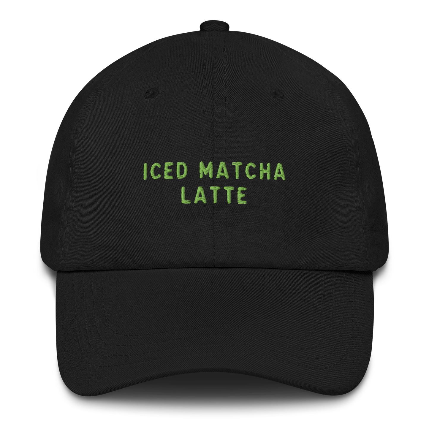 Iced Matcha Latte Embroidered Cap