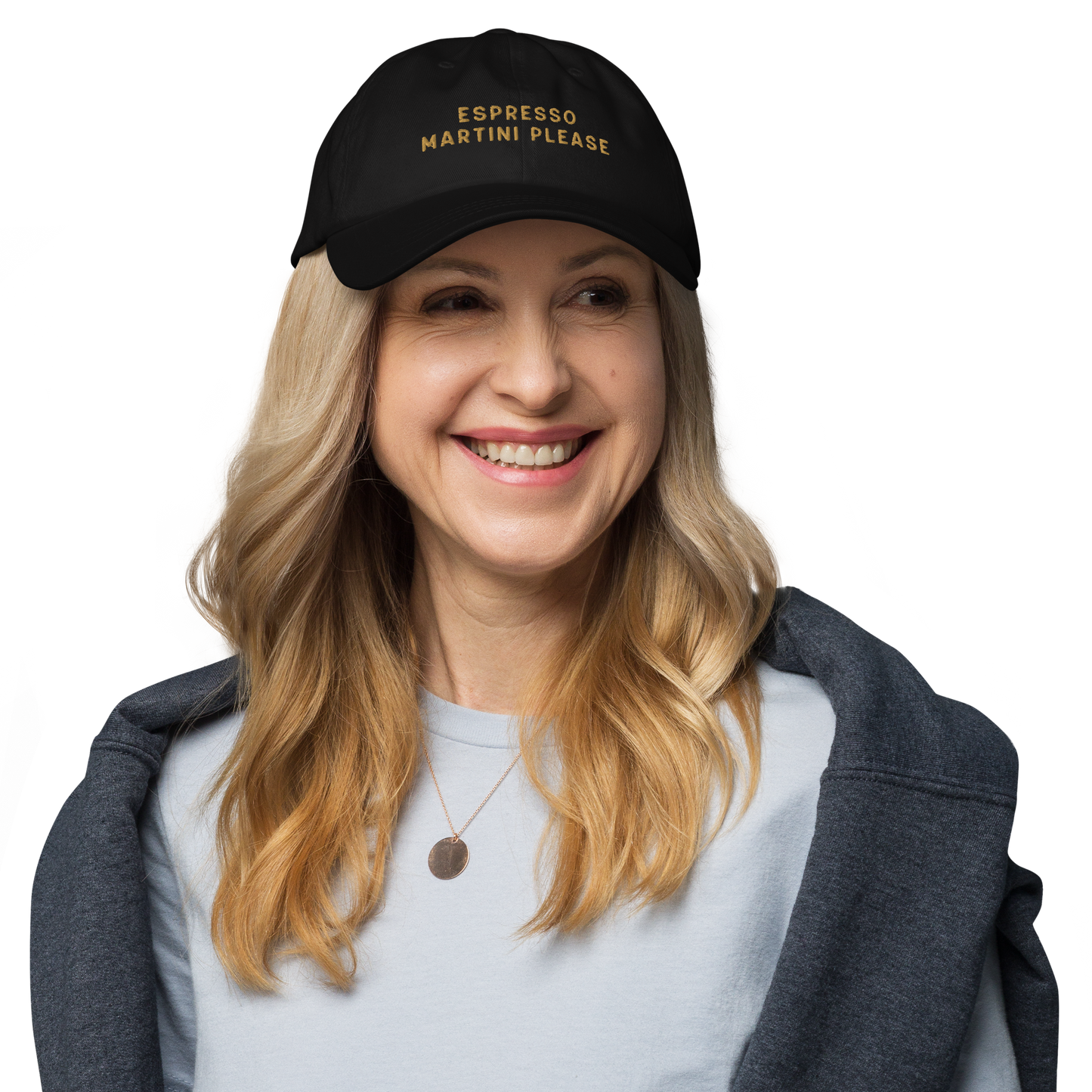 Espresso Martini Cocktail Embroidered Dad Hat