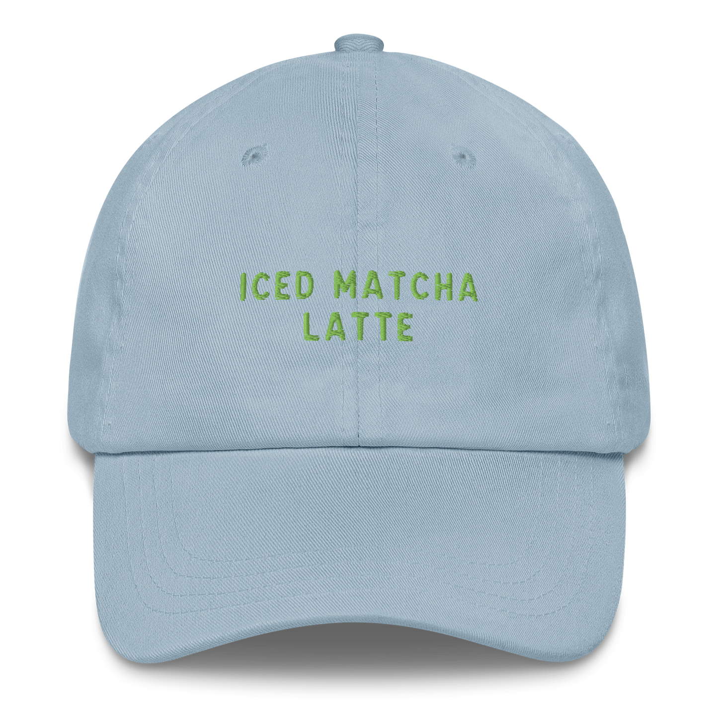 Iced Matcha Latte Embroidered Cap