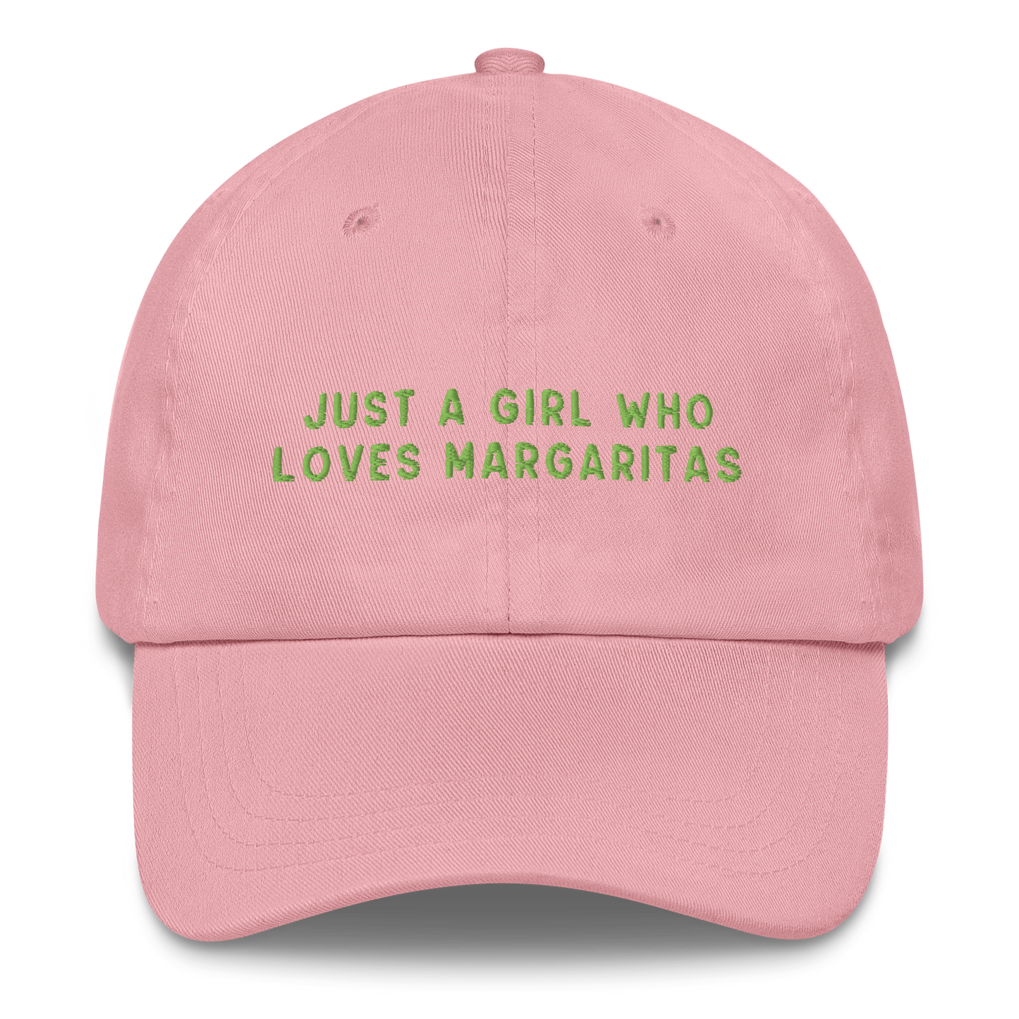 Just A Girl Who Loves Margaritas Embroidered Cap