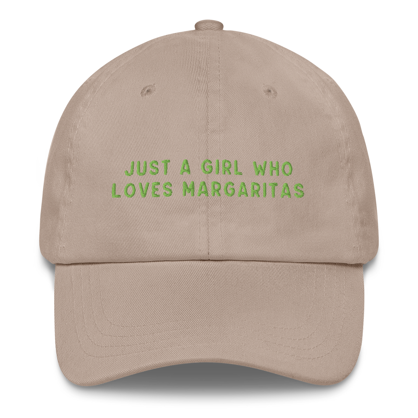 Just A Girl Who Loves Margaritas Embroidered Cap