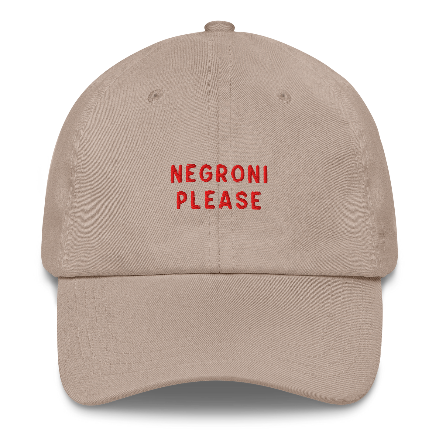 Negroni Please Cocktail Embroidered Cap