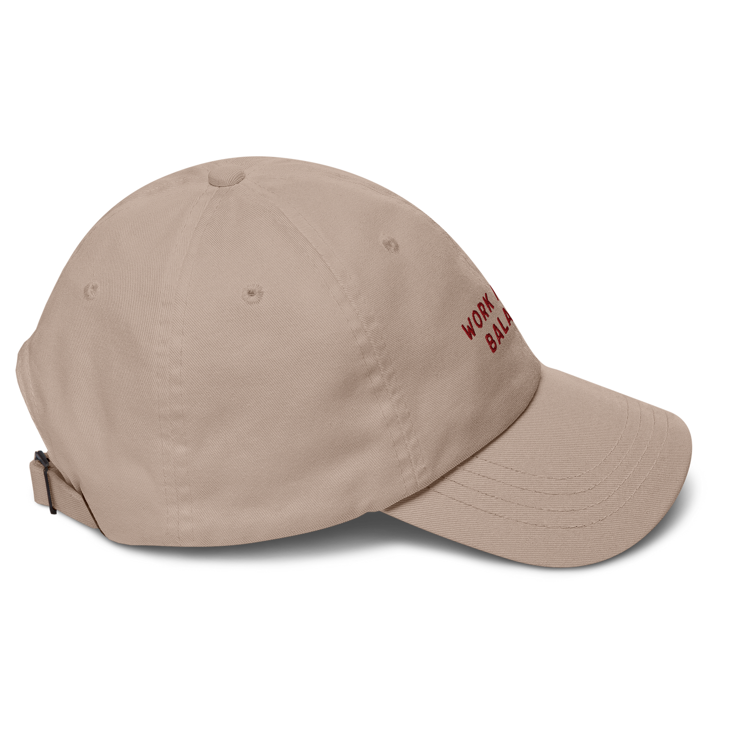 Work / Wine Balance Embroidered Cap