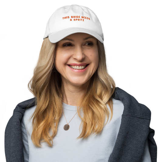 This Bride Needs A Spritz Embroidered Cap