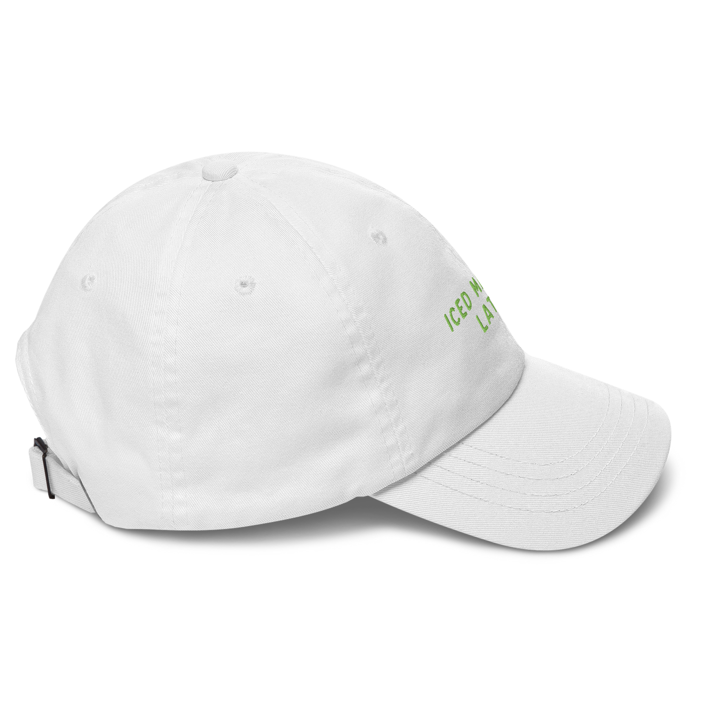 Iced Matcha Latte Embroidered Cap
