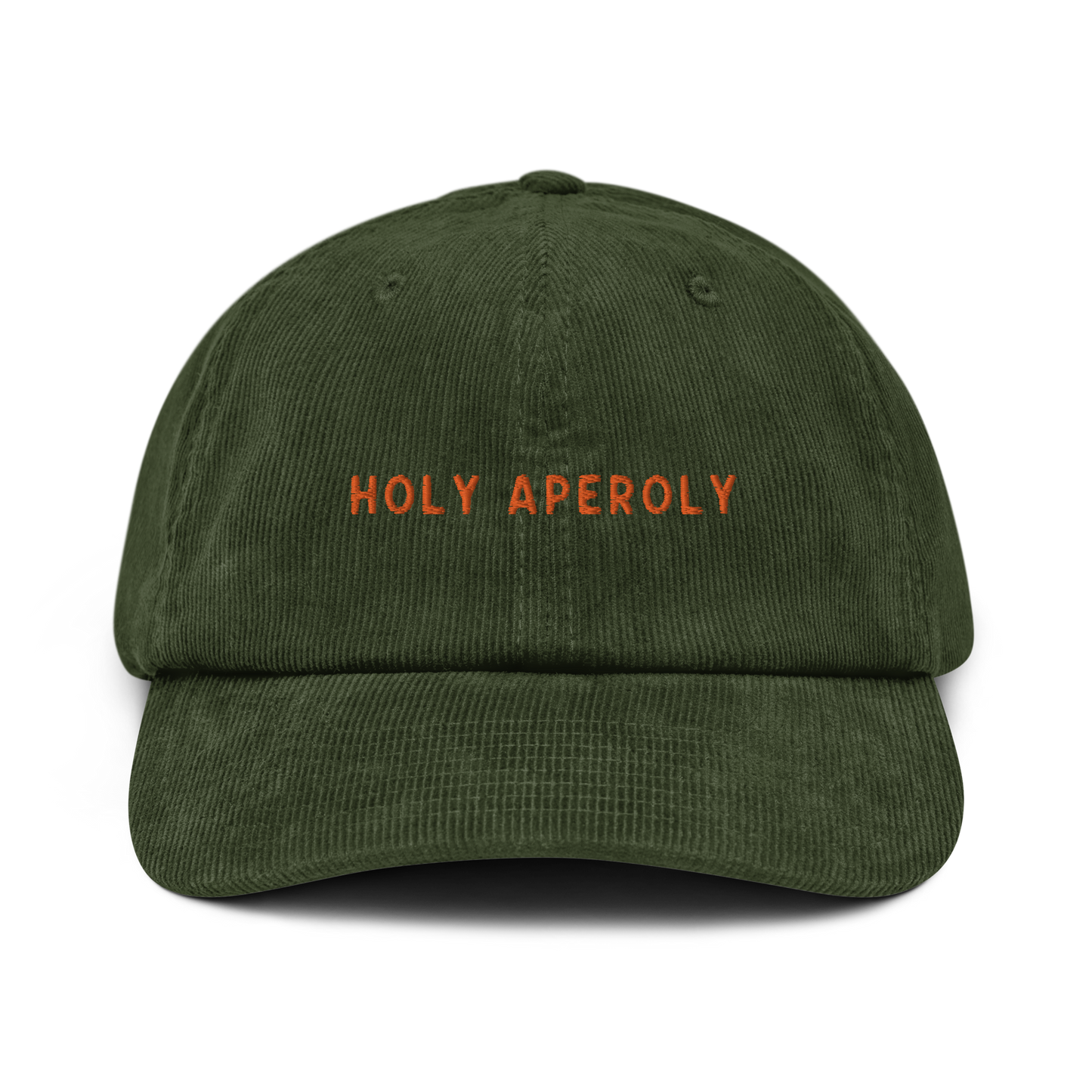 Holy Aperoly Aperol Spritz Embroidered Corduroy Hat