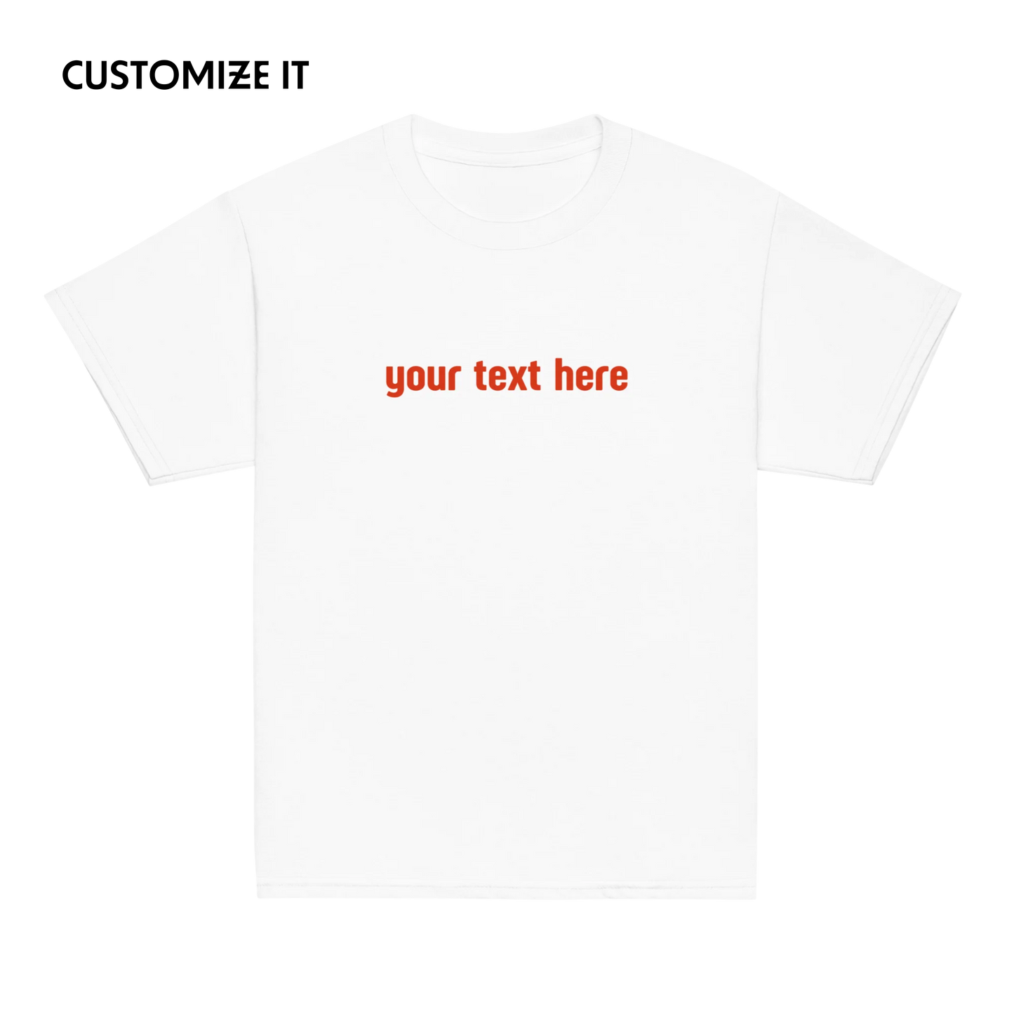 CUSTOM Your Text Baby Tee
