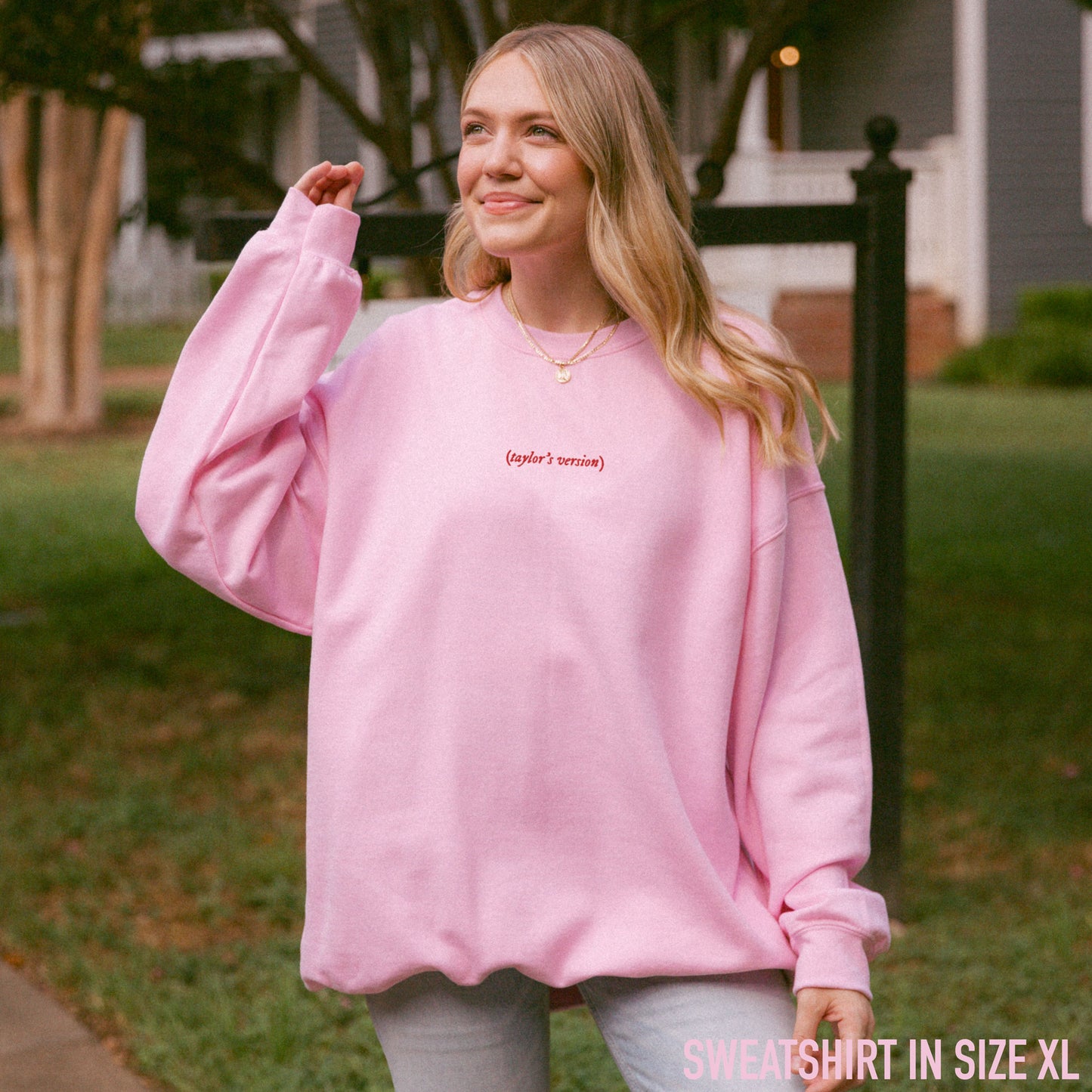 taylor's version Embroidered Sweatshirt