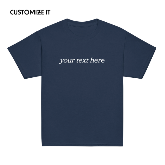 CUSTOM Your Text Baby Tee