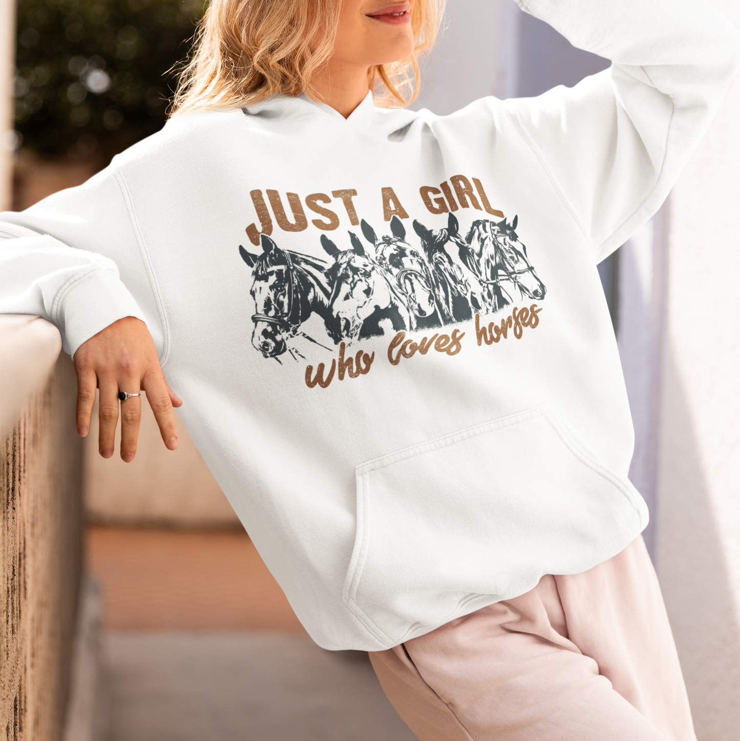 Just a Girl Who Loves Horses Hoodie