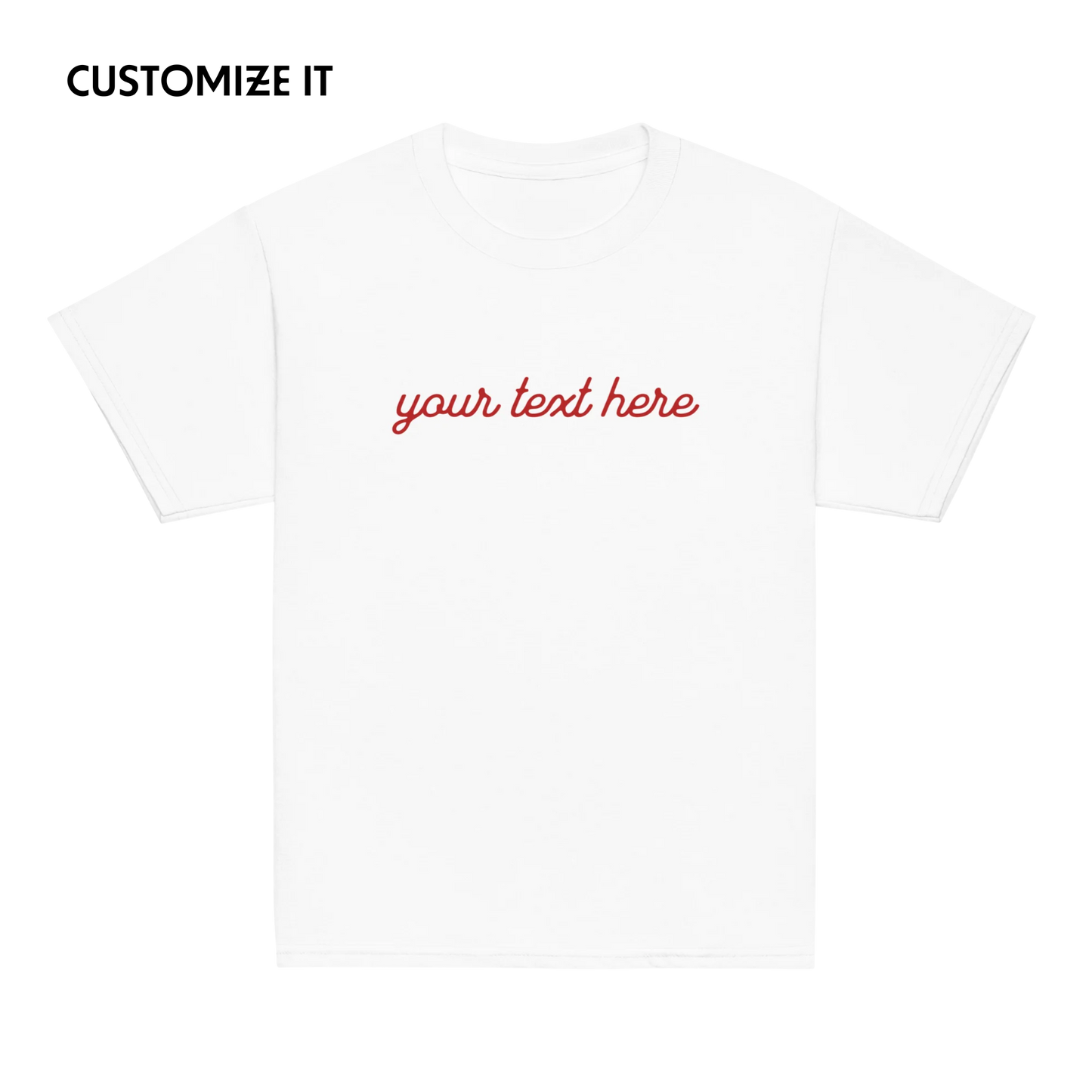 CUSTOM Your Text Baby Tee