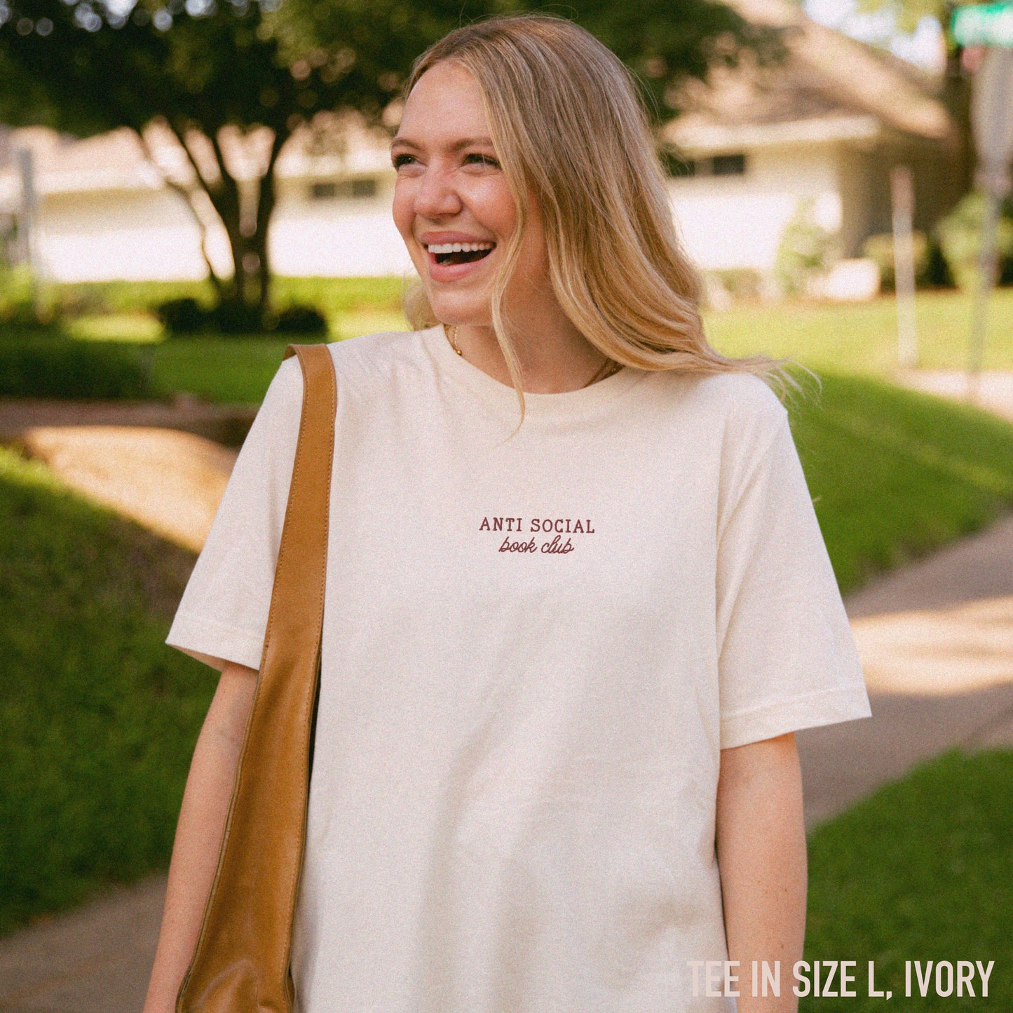 Anti Social Book Club Embroidered Classic T-Shirt