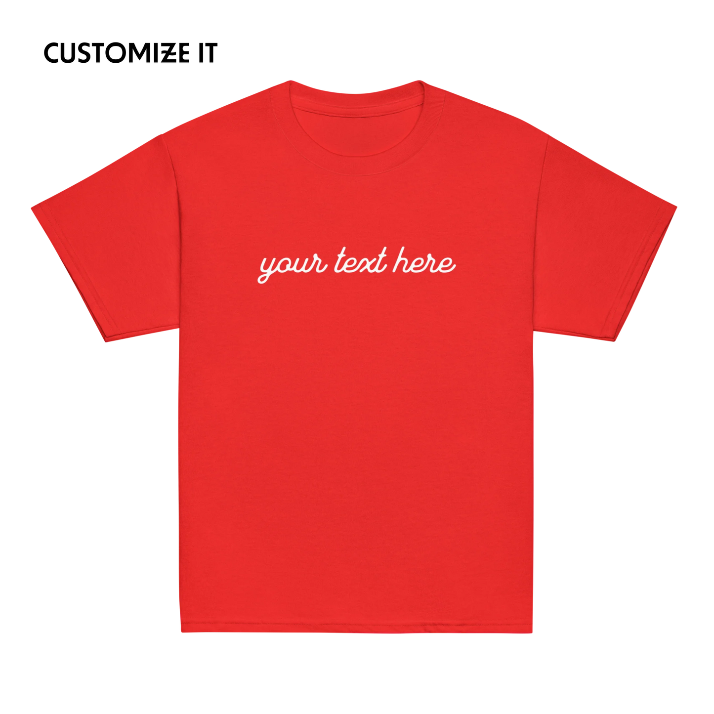 CUSTOM Your Text Baby Tee